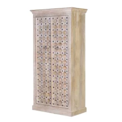 Vintage Design Schrank in White Wash - Uladan^Wohnen Clearance