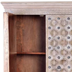 Vintage Design Schrank in White Wash - Uladan^Wohnen Clearance