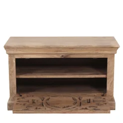 Wohnen Vintage Dielenmöbel mit Schnitzereien - Runiasa (fünfteilig)