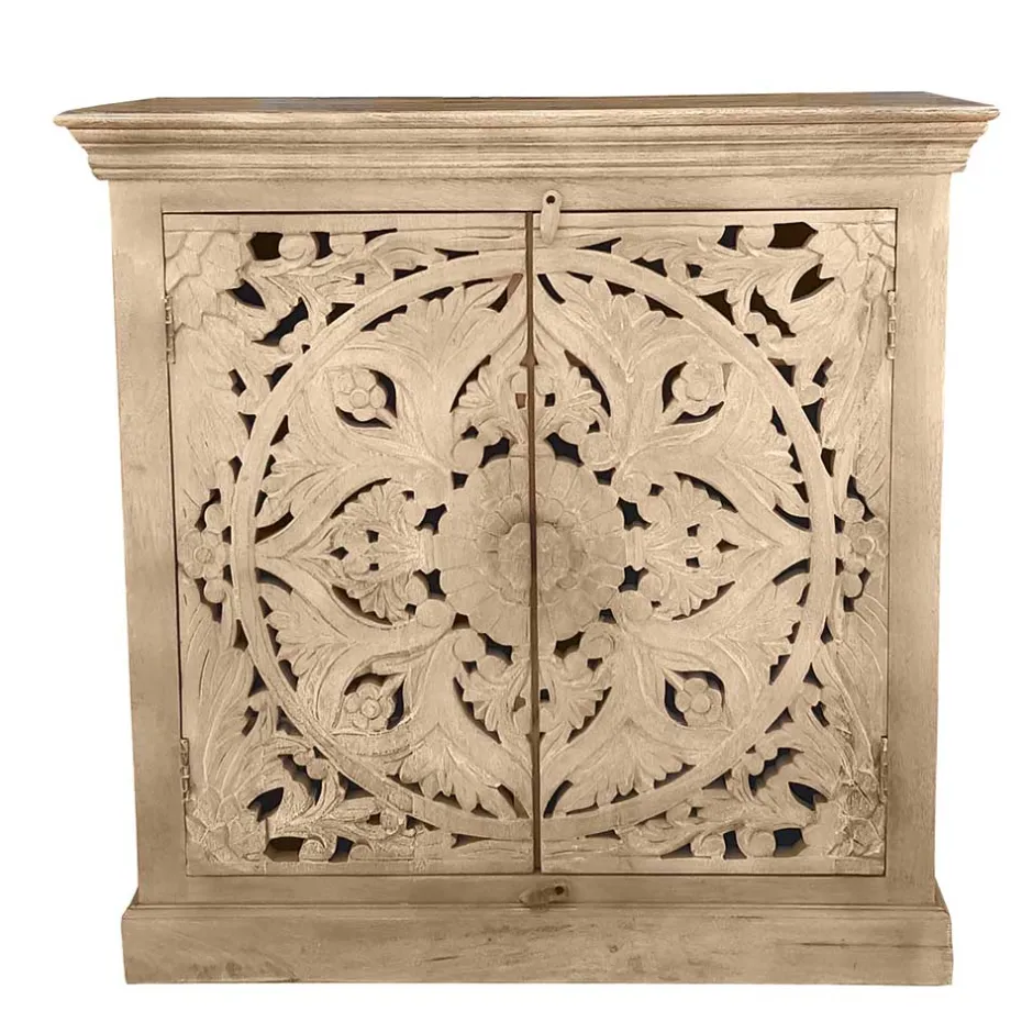 Wohnen Vintage Flurmöbel aus Holz Sandfarben - Runiasa (sechsteilig)