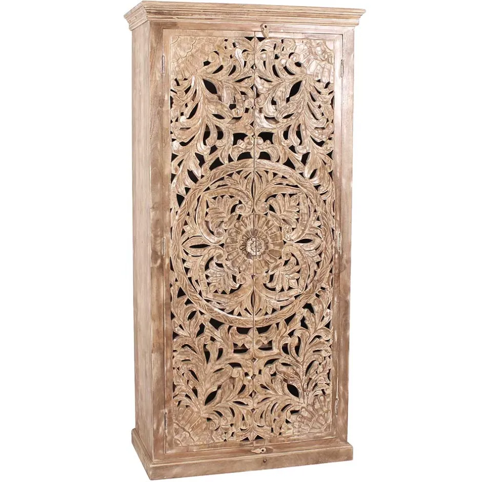 Wohnen Vintage Flurmöbel aus Holz Sandfarben - Runiasa (sechsteilig)