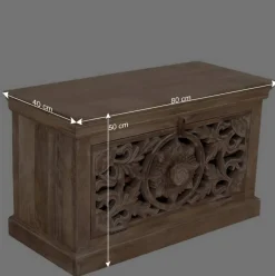 Wohnen Vintage Flurmöbel aus Holz Sandfarben - Runiasa (sechsteilig)