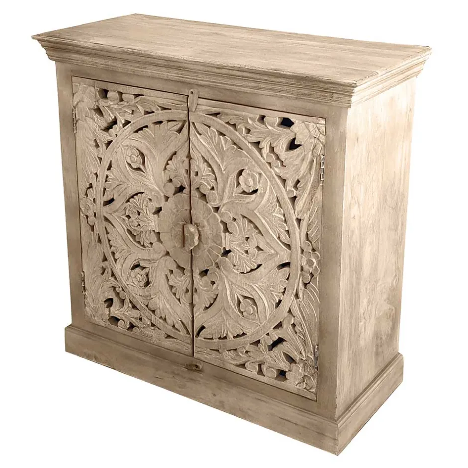 Wohnen Vintage Flurmöbel aus Holz Sandfarben - Runiasa (sechsteilig)