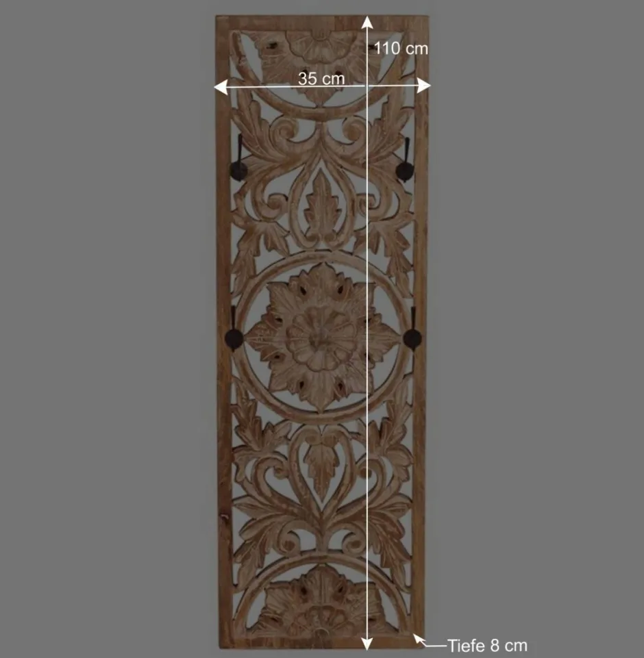 Wohnen Vintage Flurmöbel aus Holz Sandfarben - Runiasa (sechsteilig)