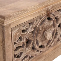 Wohnen Vintage Flurmöbel aus Holz Sandfarben - Runiasa (sechsteilig)