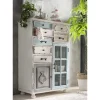 Vintage Landhaus Highboard - romantisch - Sacons^Wohnen Discount