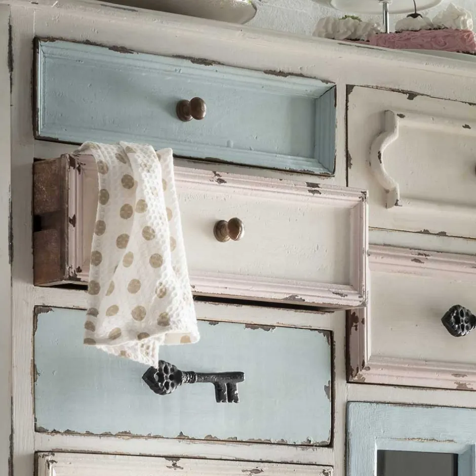 Vintage Landhaus Highboard - romantisch - Sacons^Wohnen Discount