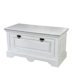 Wohnen Vintage Landhaus Schuhbank in Antikweiß - Wittgenstein