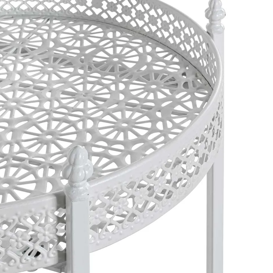 Vintage Servierwagen aus Metall in Rund - Cedreona^Wohnen Clearance