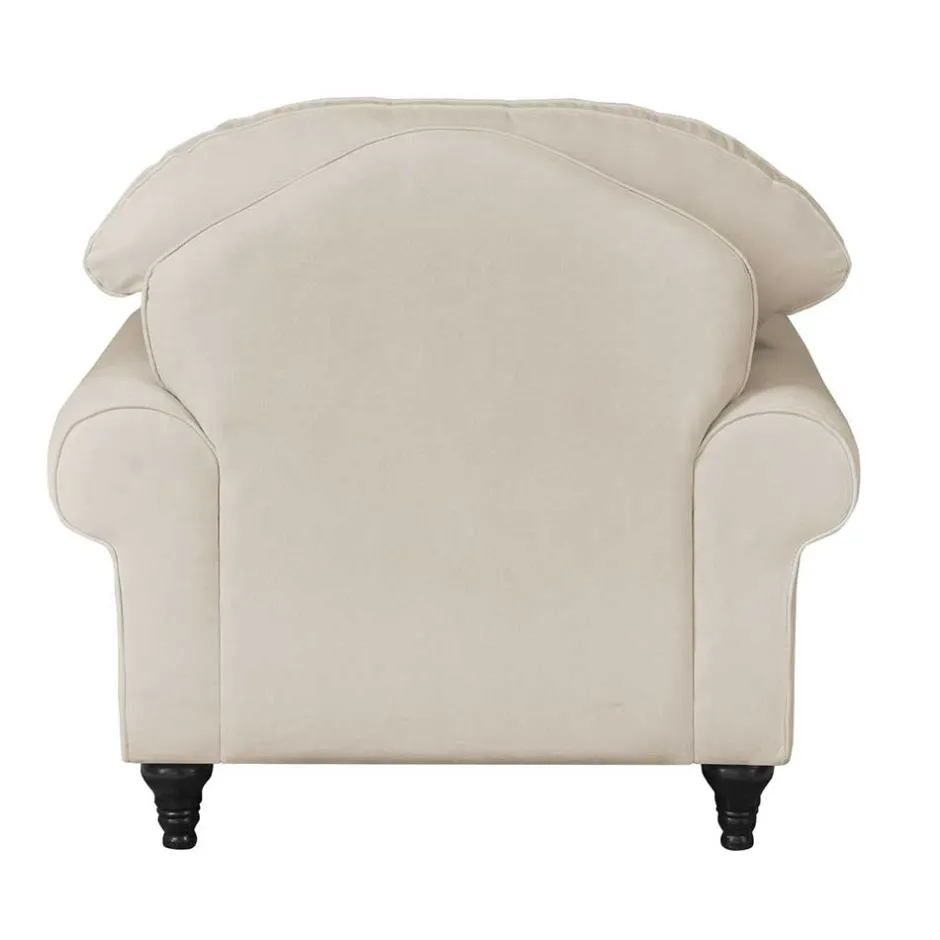 Wohnen Vintage Sessel im Landhaus Look - Merandes