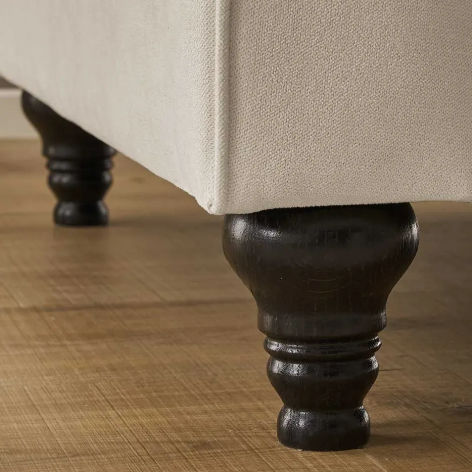 Wohnen Vintage Sessel im Landhaus Look - Merandes