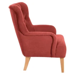 Vintage Sessel in Terracotta Velours - Granna^Wohnen New