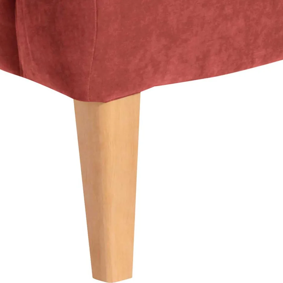 Vintage Sessel in Terracotta Velours - Granna^Wohnen New