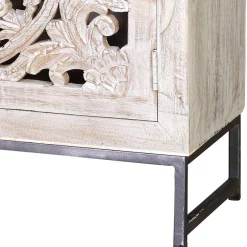 Vintage Sideboard in Mangoholz White Wash - Fudorus^Wohnen Hot
