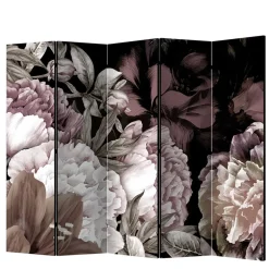 Vintage Style Paravent mit Blumenmotiv bedruckt - Borgionsa^Wohnen Outlet