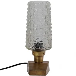 Wohnen Vintage Tischleuchten aus Strukturglas - Acristodad (2er Set)