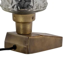 Wohnen Vintage Tischleuchten aus Strukturglas - Acristodad (2er Set)