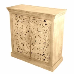 Wohnen Vintage Türen Kommode mit floralem Ornament - Runiasa