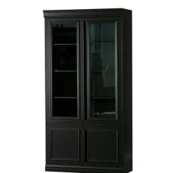 Vintage Vitrinenschrank in Schwarz - Graddos^Wohnen Clearance