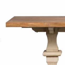 Vintage-Esstisch Helsing mit massiver Tischplatte^Wohnen New