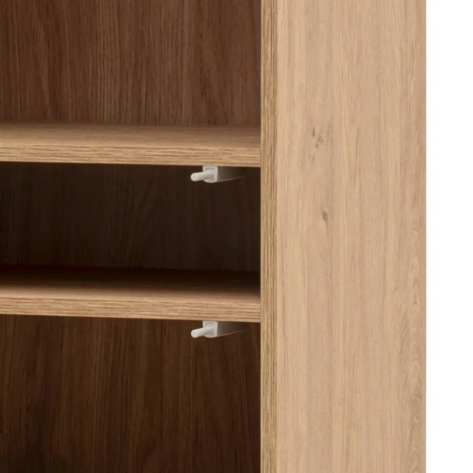 Vitrine in Eiche Stone Holzoptik - Jaskin^Wohnen Online