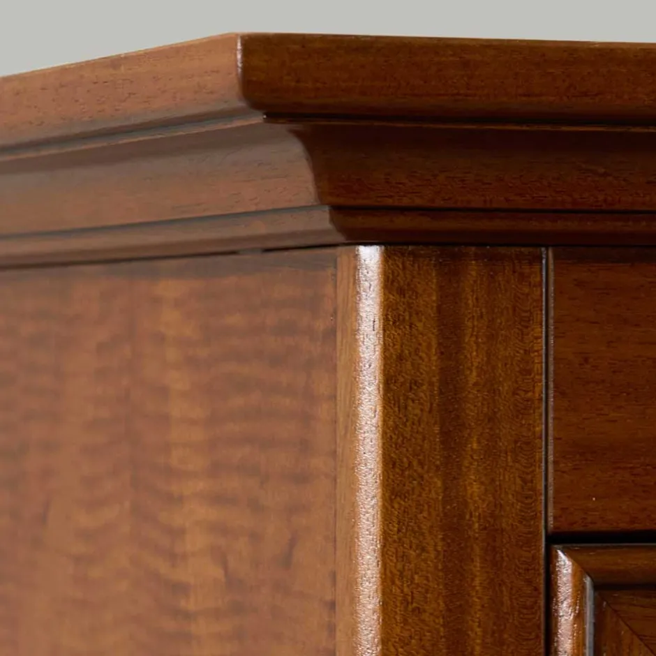 Wohnen Vitrine in Walnuss Braun - Istefanio