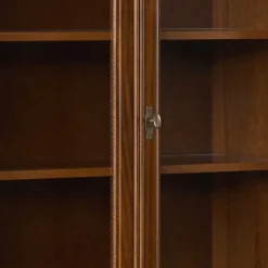 Wohnen Vitrine in Walnuss Braun - Istefanio