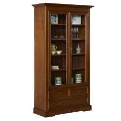 Wohnen Vitrine in Walnuss Braun - Istefanio