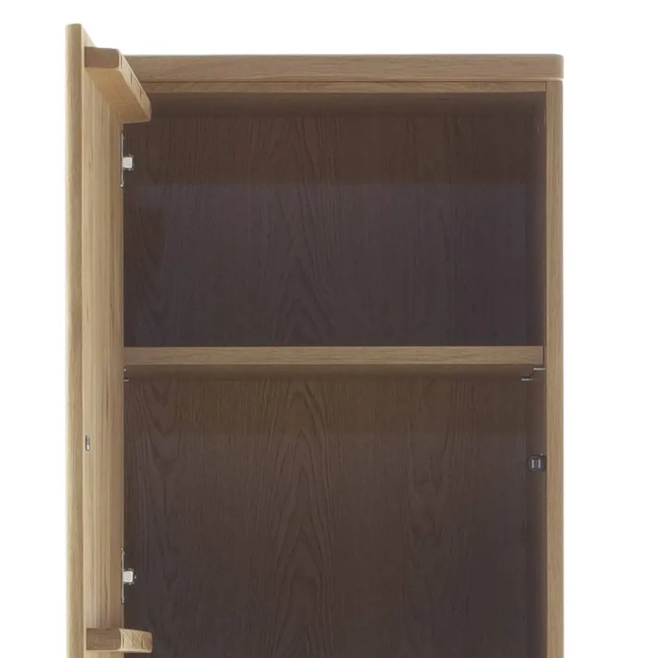 Vitrine in Wildeiche teilmassiv - Dagmy^Wohnen Outlet