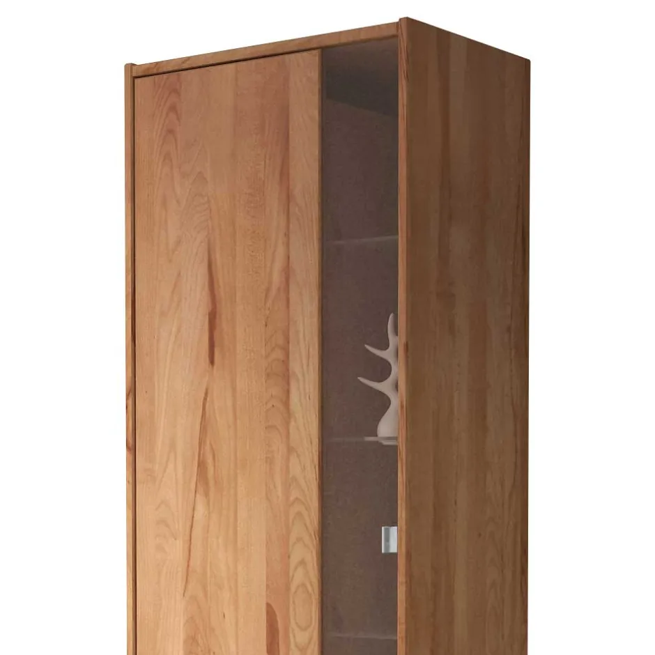 Vitrine Salomonia aus Kernbuche Massivholz^Wohnen Outlet