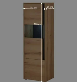 Wohnen Vitrine und Hängeschränke Set - Colomania (dreiteilig)