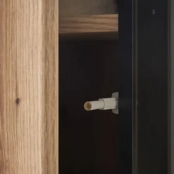 Vitrinen Schrank in Eiche Dekor - Brocus^Wohnen