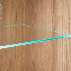 Wohnen Vitrinen-Highboard in Eiche Holzoptik - Brocus
