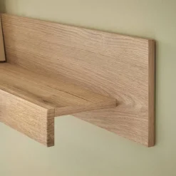 Wohnen Vitrinenkombination und Wandboard Set - Brocus (vierteilig)