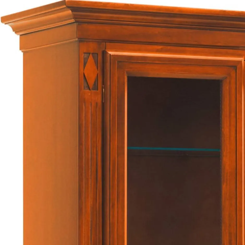 Vitrinenschrank in Kirschbaumfarben - Manukau^Wohnen Sale