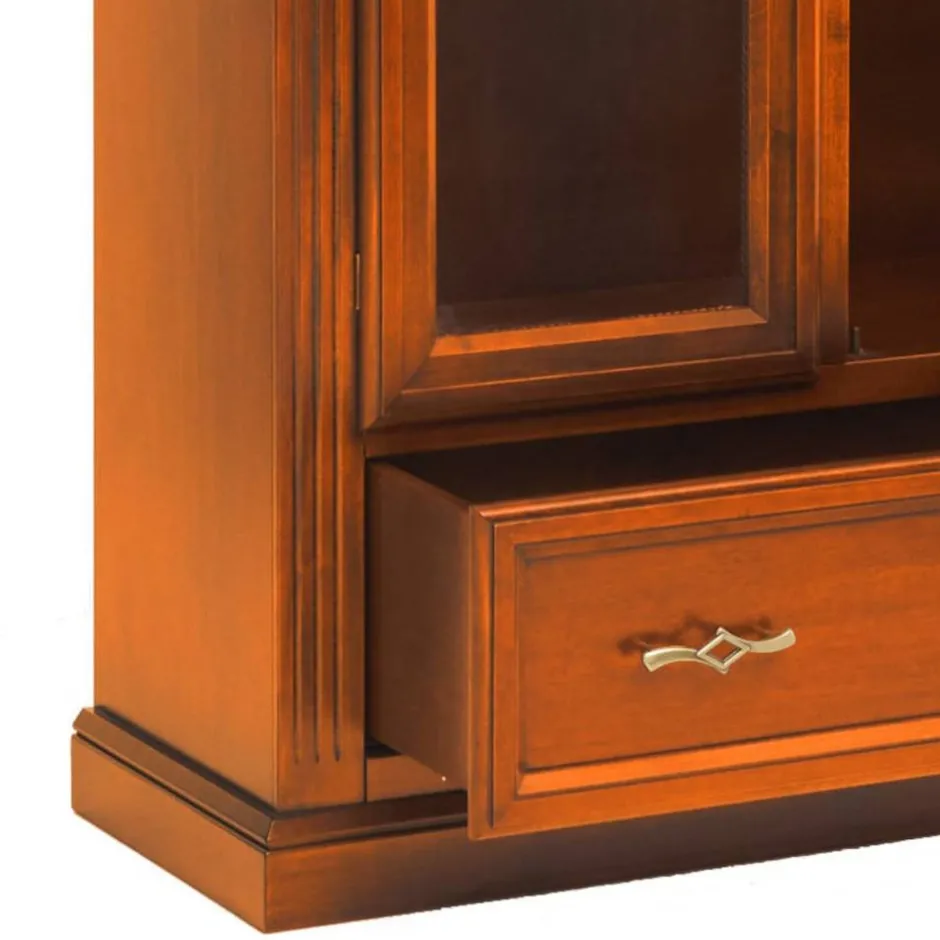 Vitrinenschrank in Kirschbaumfarben - Manukau^Wohnen Sale