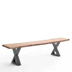 Wohnen Waldkanten Esstischbank in Akazie Natur - Clarina