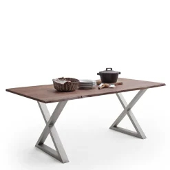 Waldkantentisch in Walnuss Braun - Bekunion^Wohnen Sale