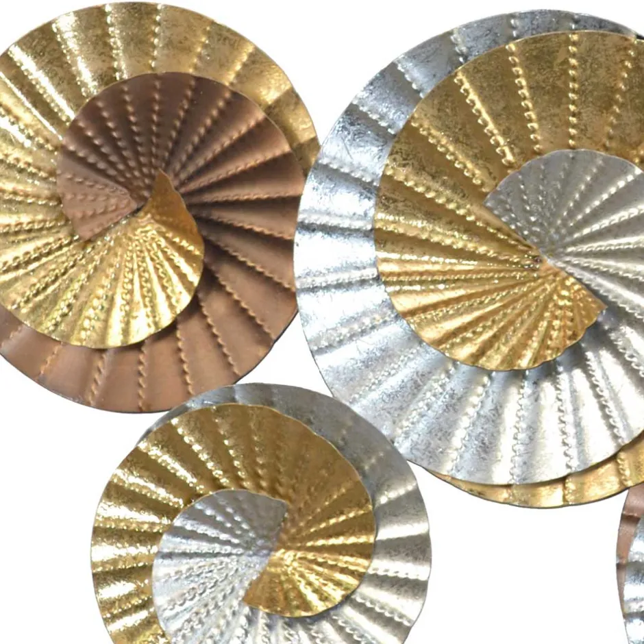 Wand Dekoration aus Metall Kreisen - Enegal^Wohnen Best