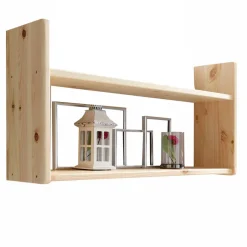 Wand Kiefernholz Regal mit 2 Böden - Aco^Wohnen Hot