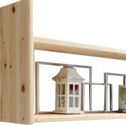 Wand Kiefernholz Regal mit 2 Böden - Aco^Wohnen Hot