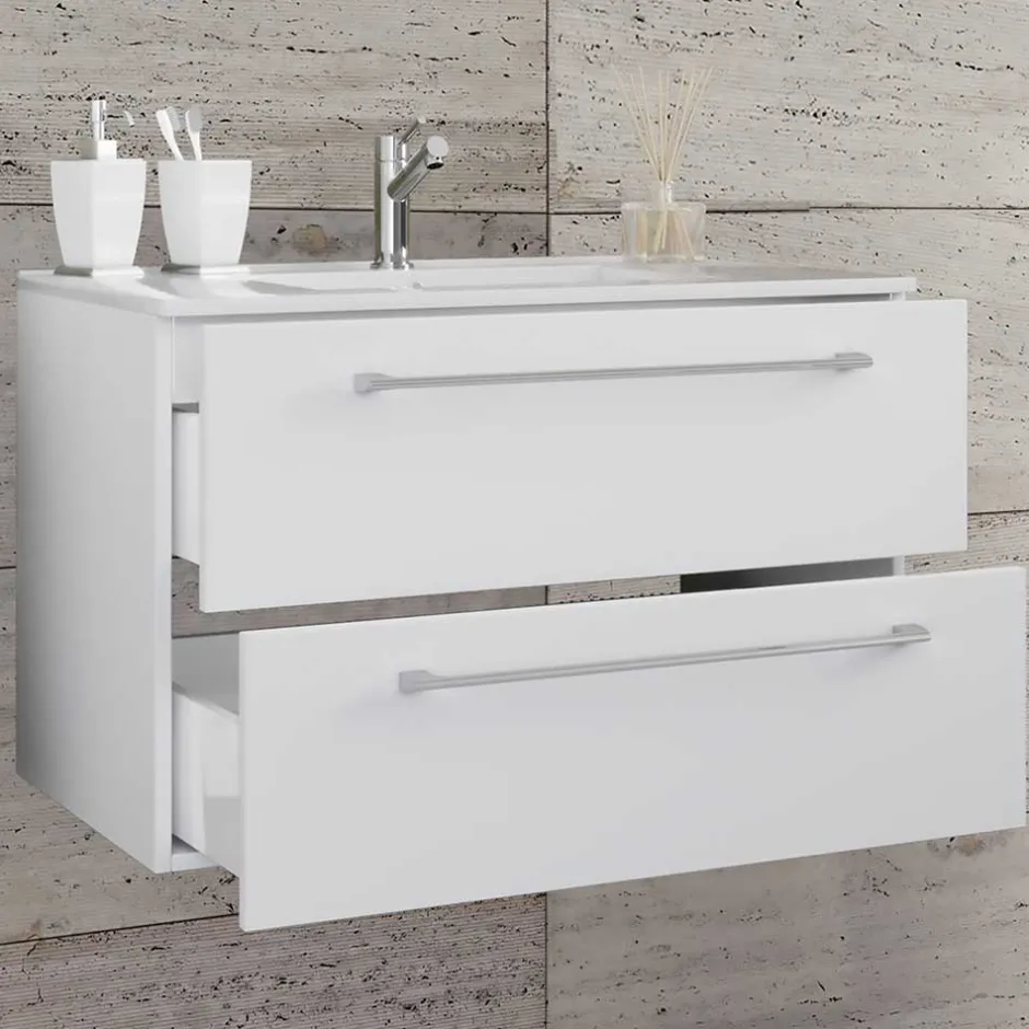 Wand Waschtisch-Konsole in Weiß - Ipsum^Wohnen Best