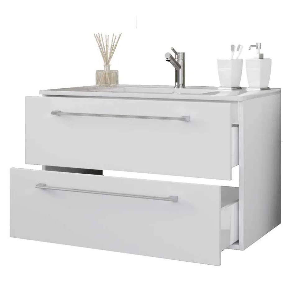 Wand Waschtisch-Konsole in Weiß - Ipsum^Wohnen Best