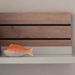 Wohnen Wandboard in Weiß mit Wildeiche - Varzino