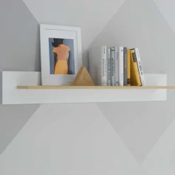 Wandboard in Weiß und Eiche - Ginko^Wohnen Sale