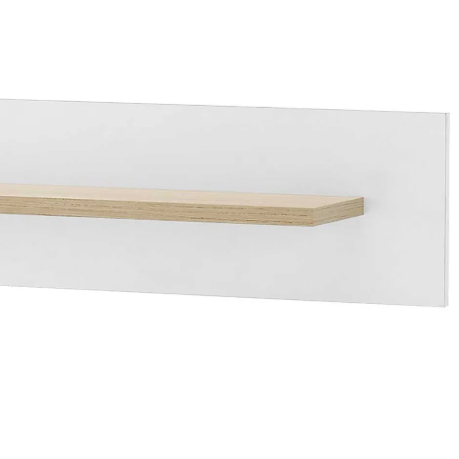 Wandboard in Weiß und Eiche - Ginko^Wohnen Sale