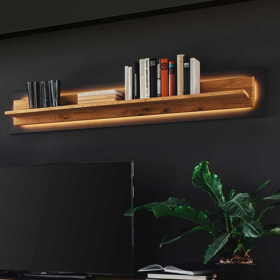 Wandboard in Wildeiche & Anthrazit - Flacona^Wohnen