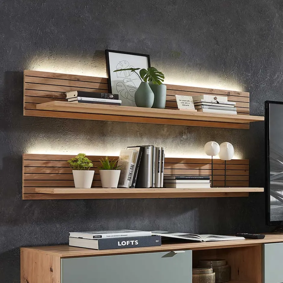 Wohnen Wandboard in Wildeiche Holzdekor - Astaran