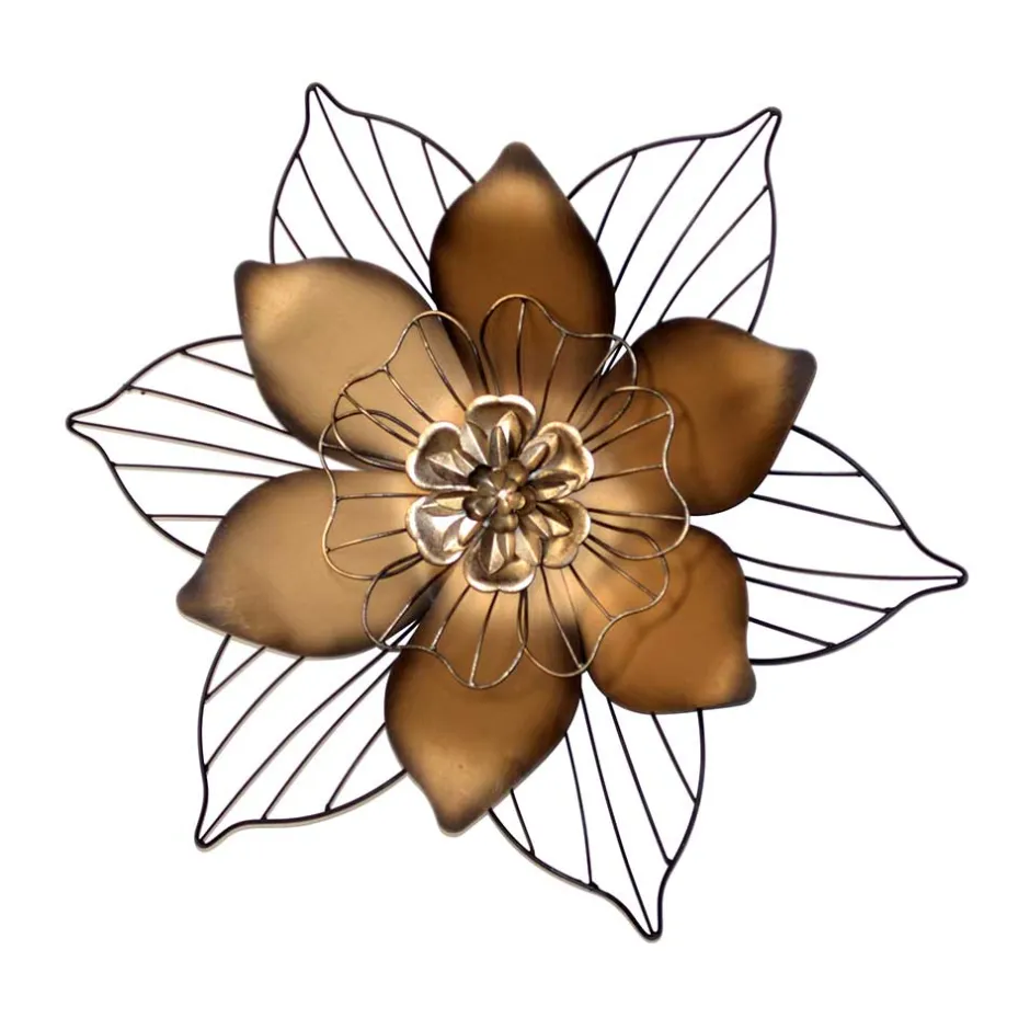 Wanddekoration aus Metall Blüte - Vien^Wohnen Clearance