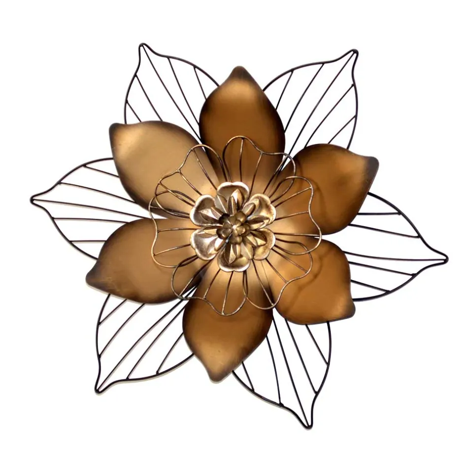 Wanddekoration aus Metall Blüte - Vien^Wohnen Clearance